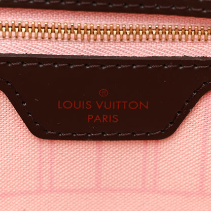 Louis Vuitton Damier Ebene Neo Neverfull MM Rose Ballerine 6 of 10