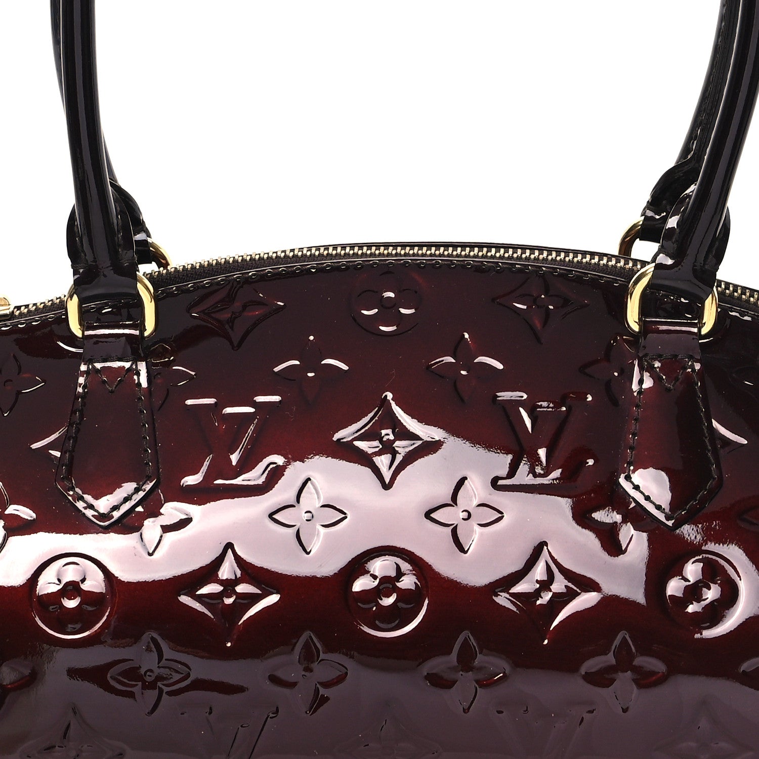 Louis Vuitton Vernis Sherwood PM Amarante 7 of 10