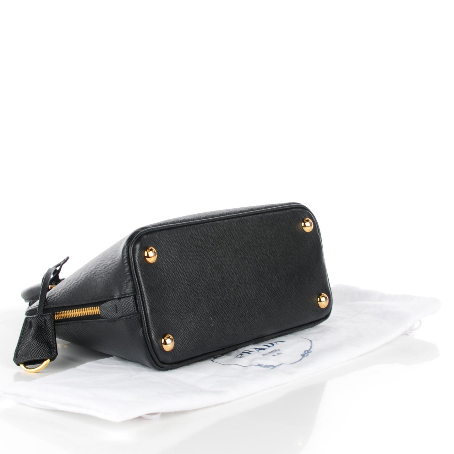 Saffiano Lux Mini Promenade Tote Black