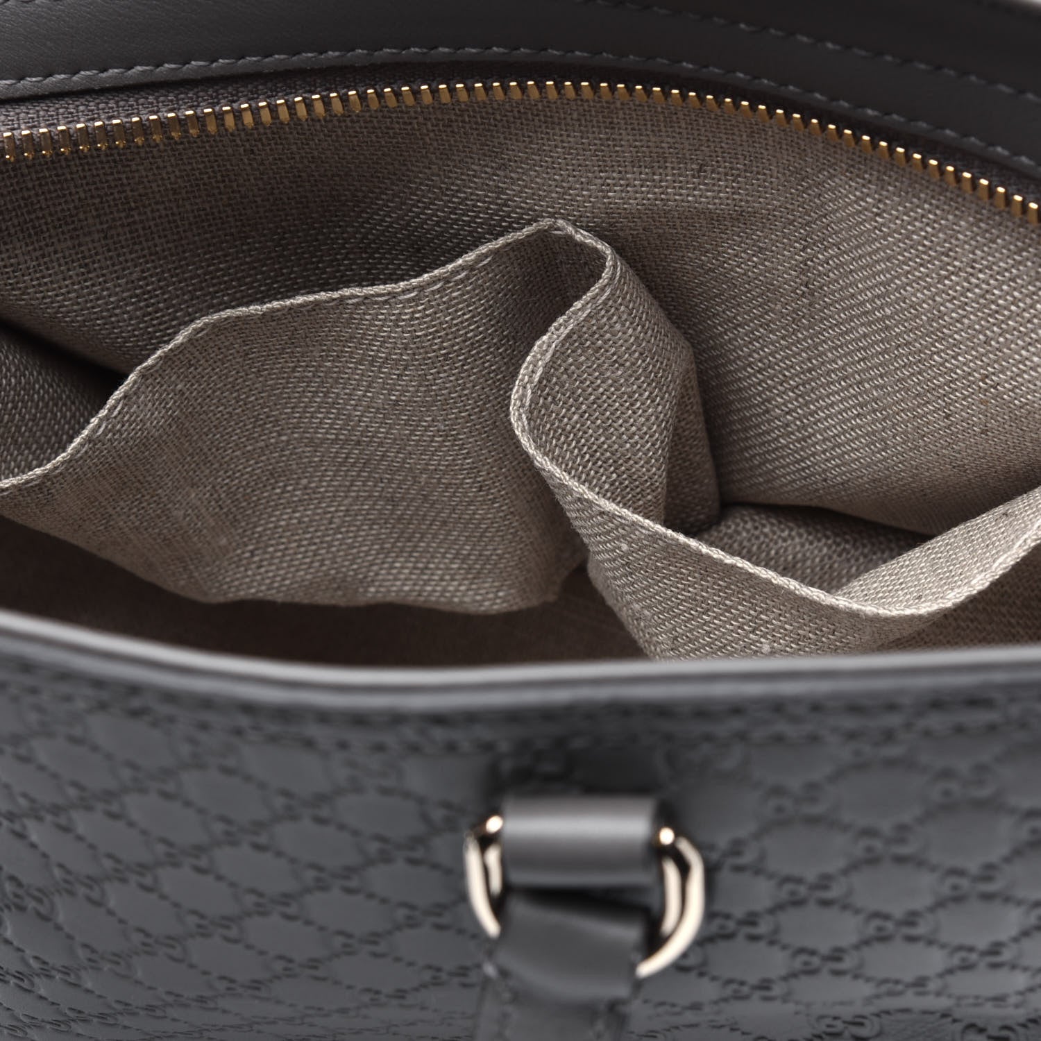 Gucci Microguccissima Small Bree Tote Graphite 10 of 16