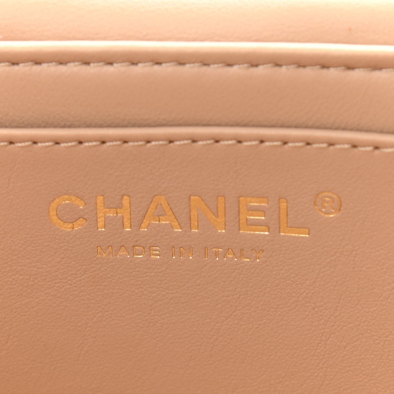 Chanel Lambskin Quilted Trendy Vanity Case Beige 6 of 16