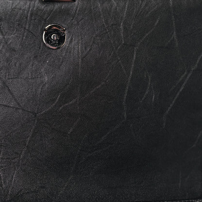 Saint Laurent Lambskin Diamond Quilted Becky Chain Wallet Black 12 of 13