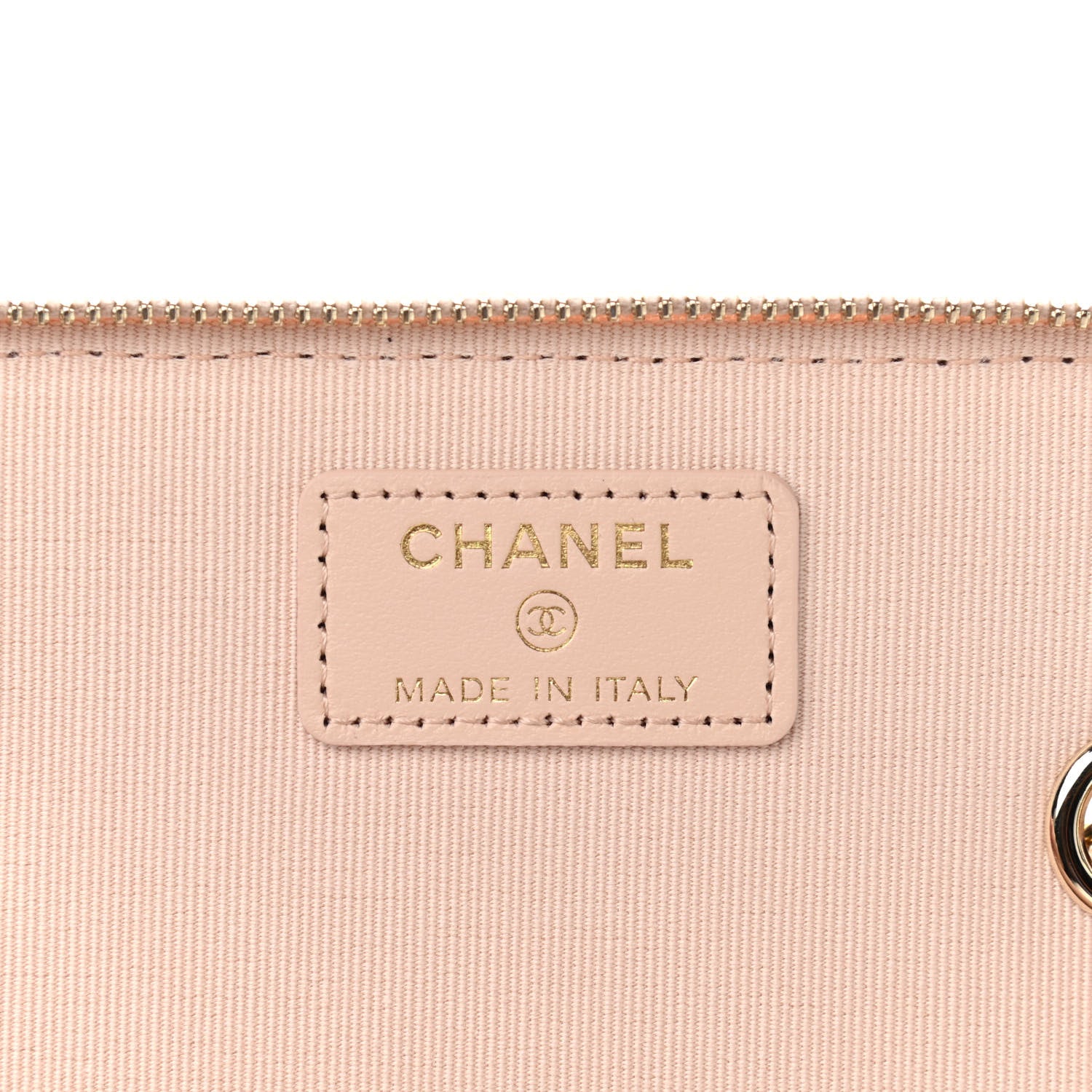 Chanel Caviar Quilted Small Vanity Case With Chain Light Beige 6 of 9
