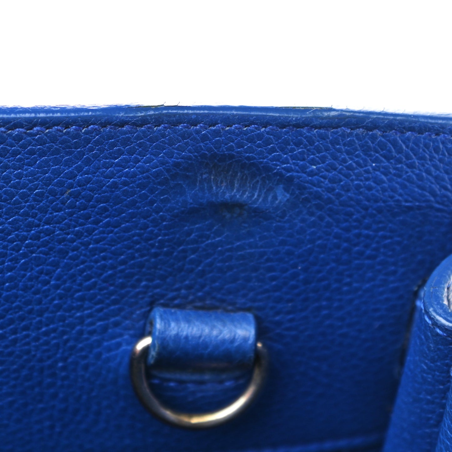 Grained Calfskin Baby Sac De Jour Royal Blue