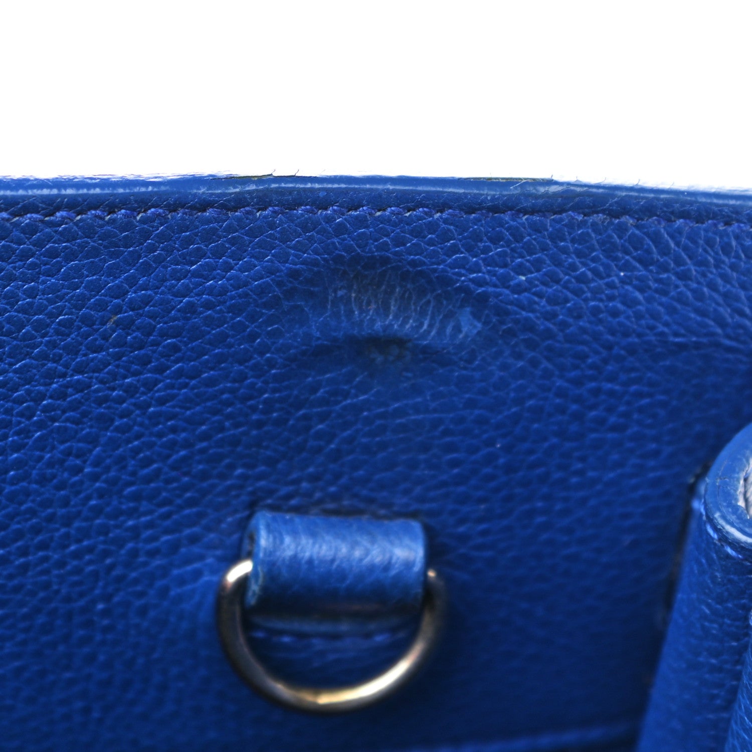 Saint Laurent Grained Calfskin Baby Sac De Jour Royal Blue 14 of 20