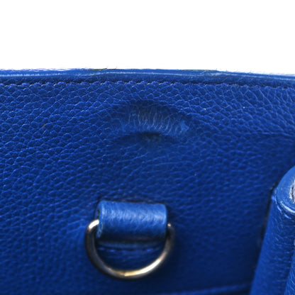 Saint Laurent Grained Calfskin Baby Sac De Jour Royal Blue 14 of 20