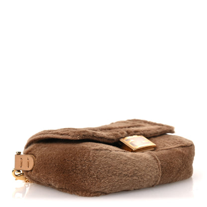 Fendi Mink Shiny Nappa Nano Baguette Charm Naturale Oro Soft 4 of 12