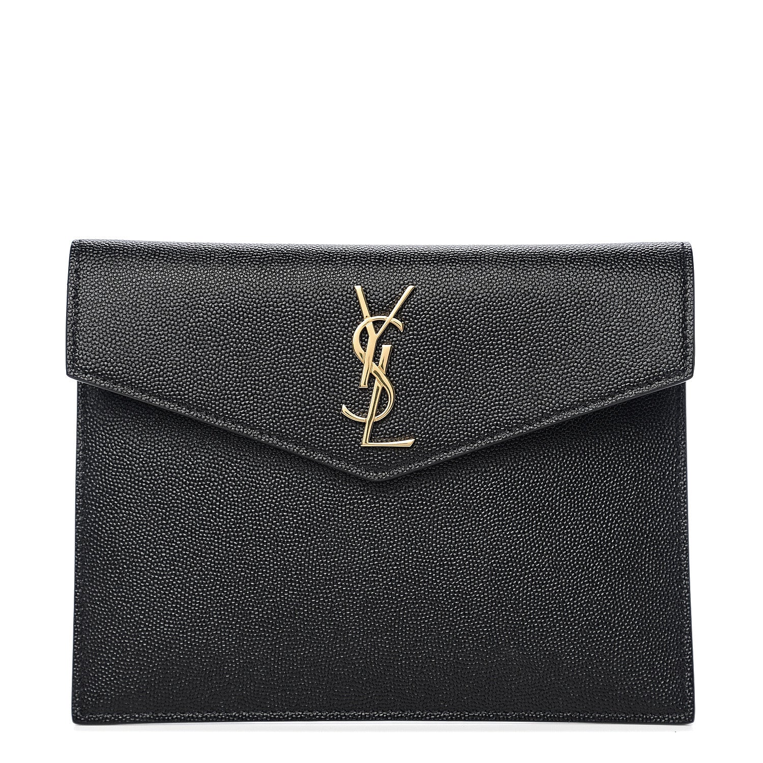 Saint Laurent Grain De Poudre Uptown Baby Pouch Black 1 of 7