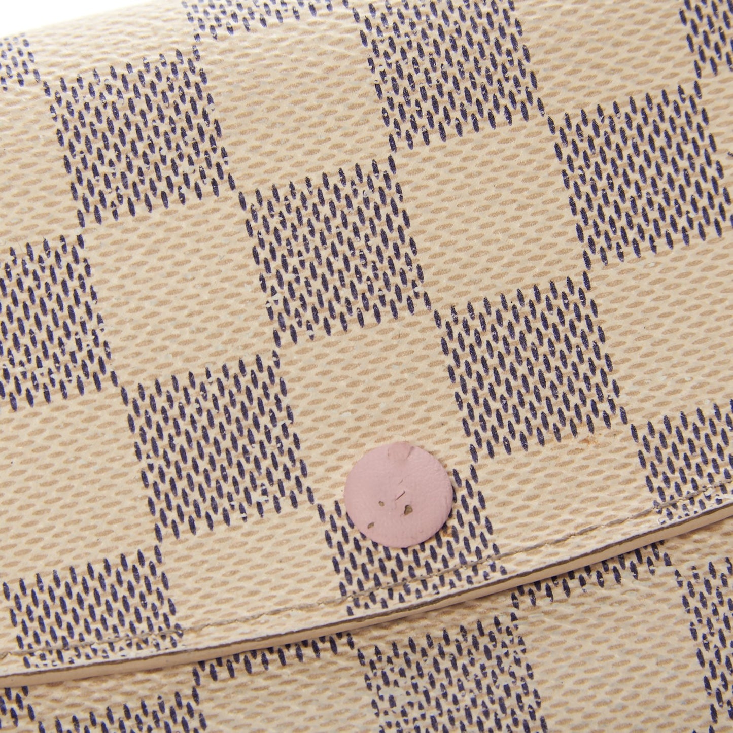 Damier Azur Emilie Wallet Rose Ballerine