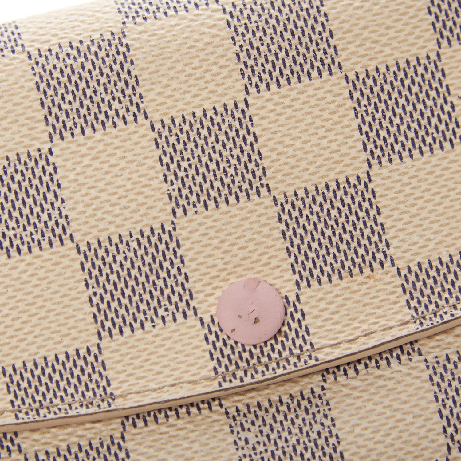 Louis Vuitton Damier Azur Emilie Wallet Rose Ballerine 8 of 15