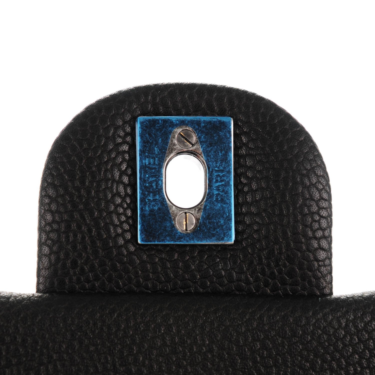 Chanel Caviar Quilted Small Rock In Rome Flap Black 6 of 8