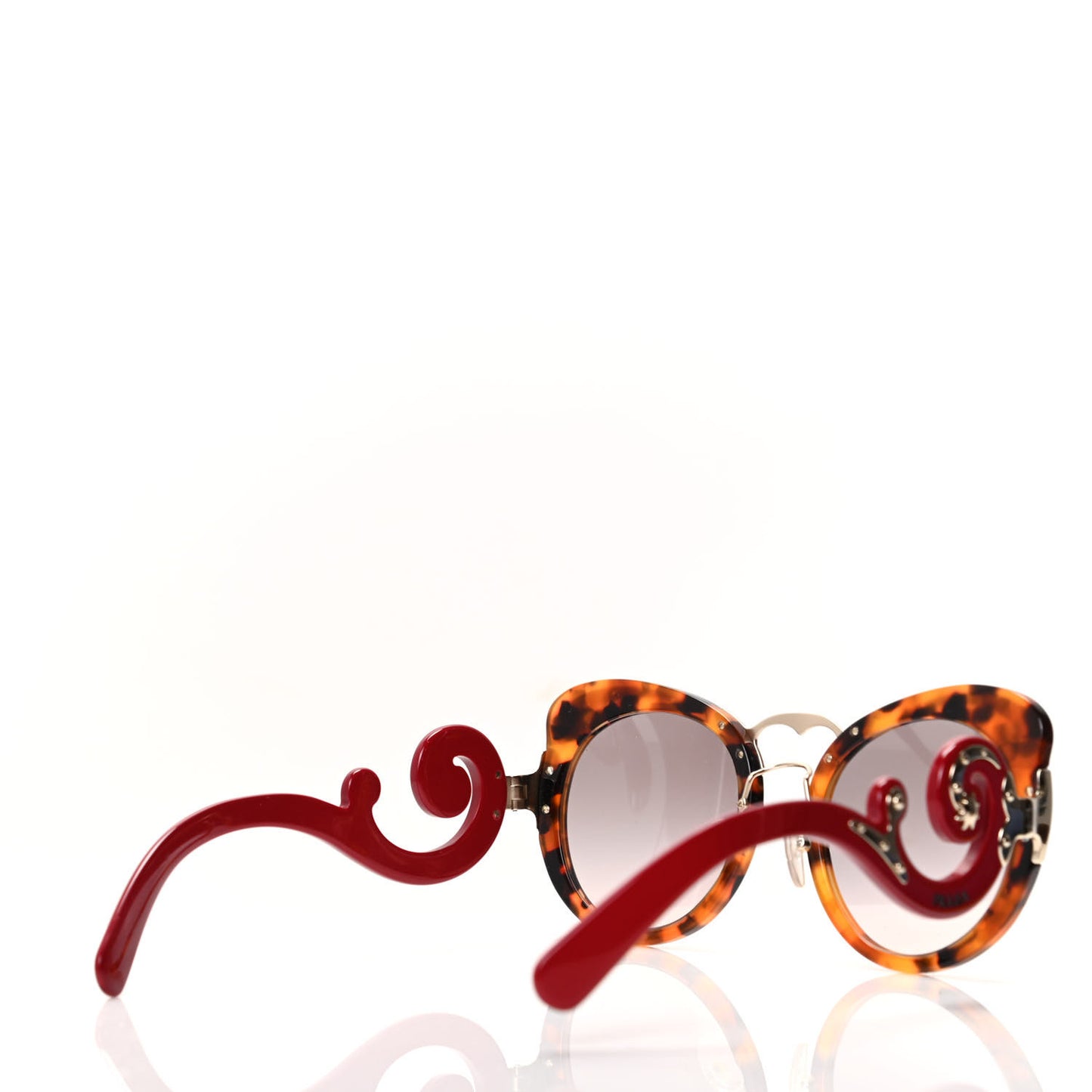 Baroque Sunglasses SPR 07T Red Tortoise