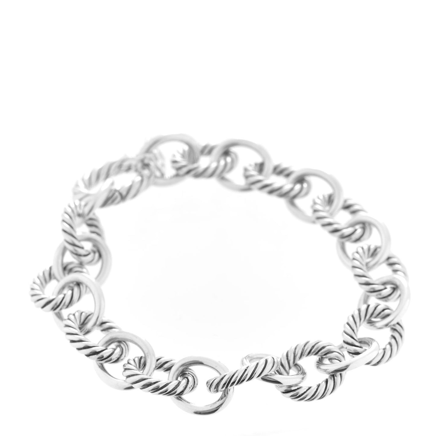 Sterling Silver 10mm Medium Oval Link Bracelet