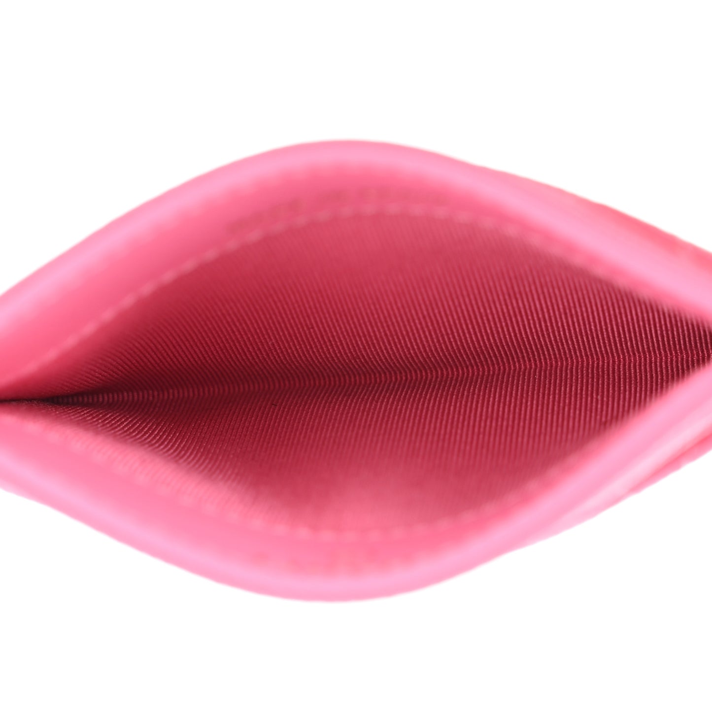 Caviar Quilted Card Holder Pink