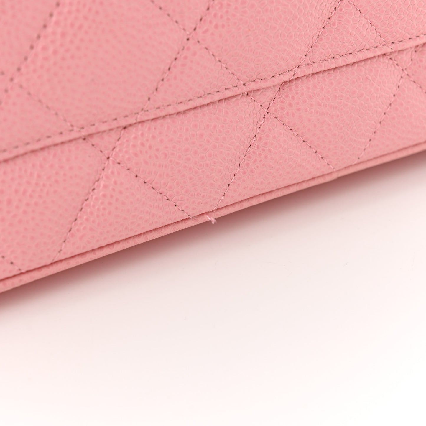 Caviar Quilted Medallion Tote Light Pink