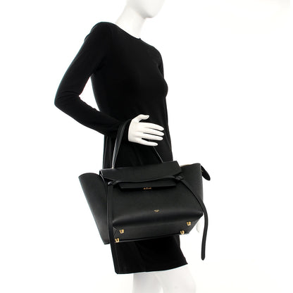 Celine Drummed Calfskin Small Belt Bag Black 10 of 16