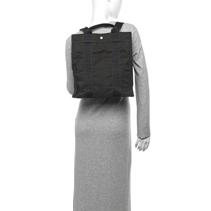 Hermes Canvas Herline Backpack Grey 2 of 13