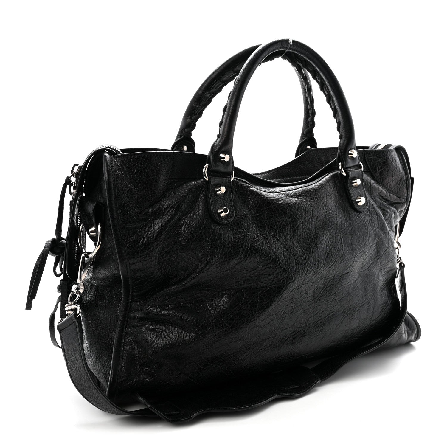 Balenciaga Agneau Classic Silver Hardware City Black 3 of 11