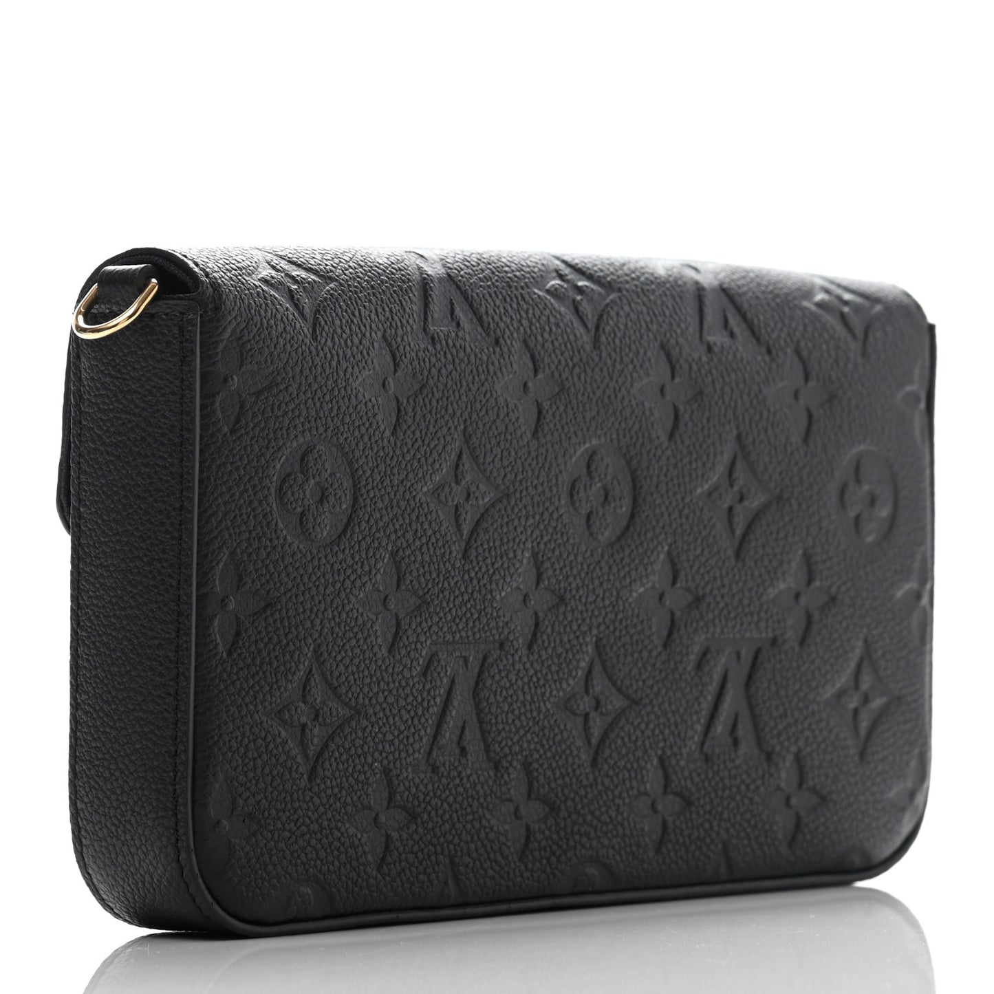 Empreinte Pochette Felicie Chain Wallet Black