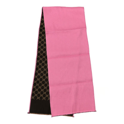 Gucci Wool Silk GG Monogram Ripon Simple Scarf Roseate 2 of 5