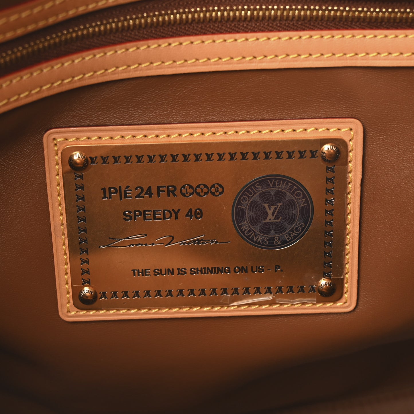 Calfskin Monogram Speedy P9 Bandouliere 40