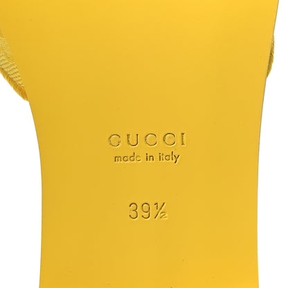 Gucci Canvas Interlocking G Womens Slide Sandals 39.5 39.5 Sun Ray 8 of 9