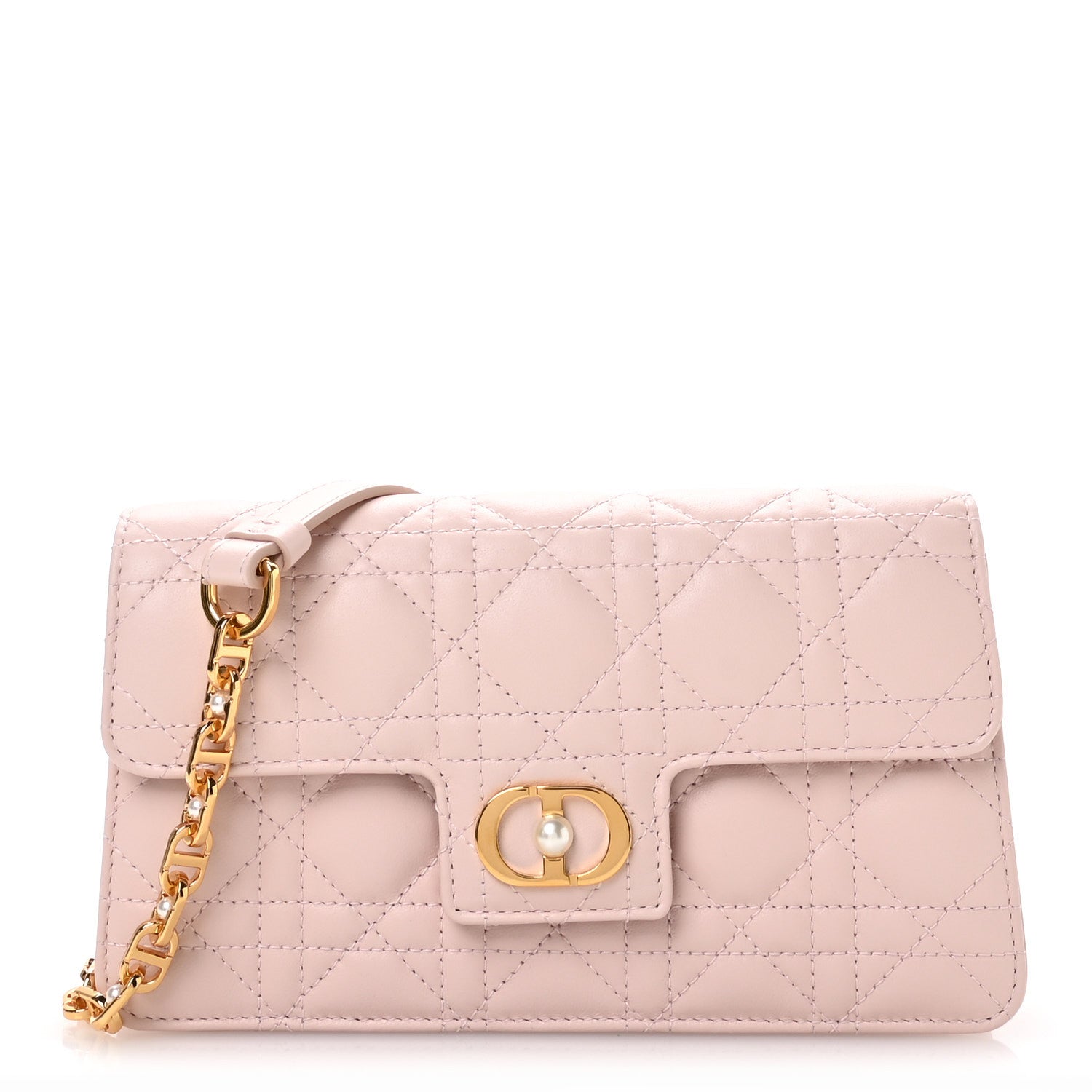 Christian Dior Lambskin Cannage Jolie Mini Bag Powder Pink 1 of 10