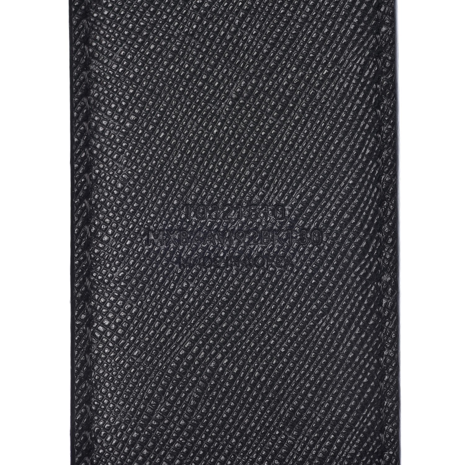 MCM Saffiano Visetos Reversible Belt Black 4 of 8