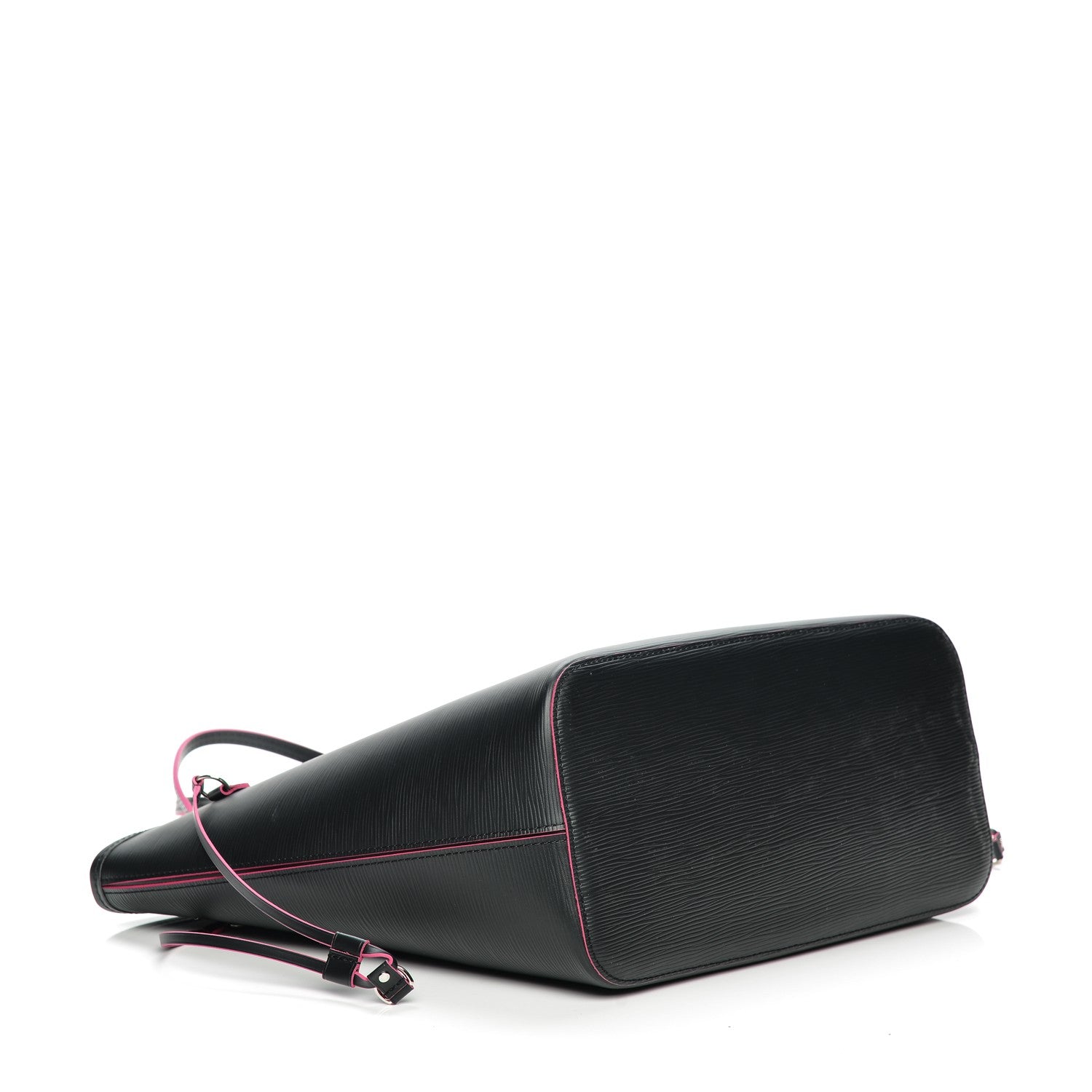 Louis Vuitton Epi Neverfull MM Black Hot Pink 5 of 7