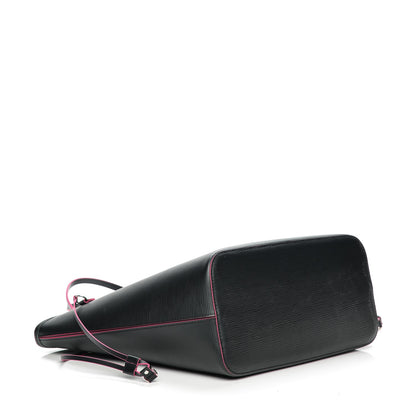 Louis Vuitton Epi Neverfull MM Black Hot Pink 5 of 7