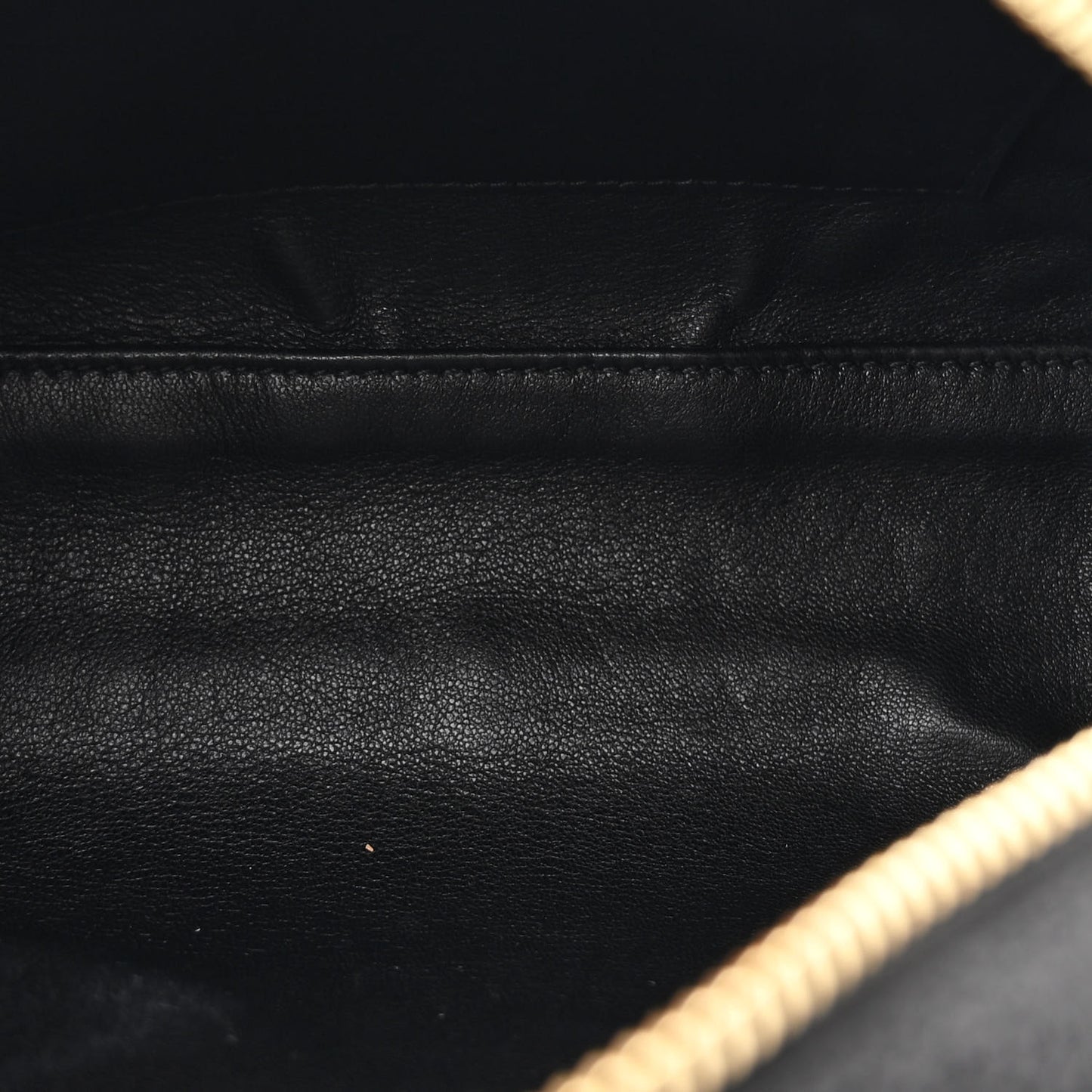 Calfskin Travel Camera Crossbody Bag Black