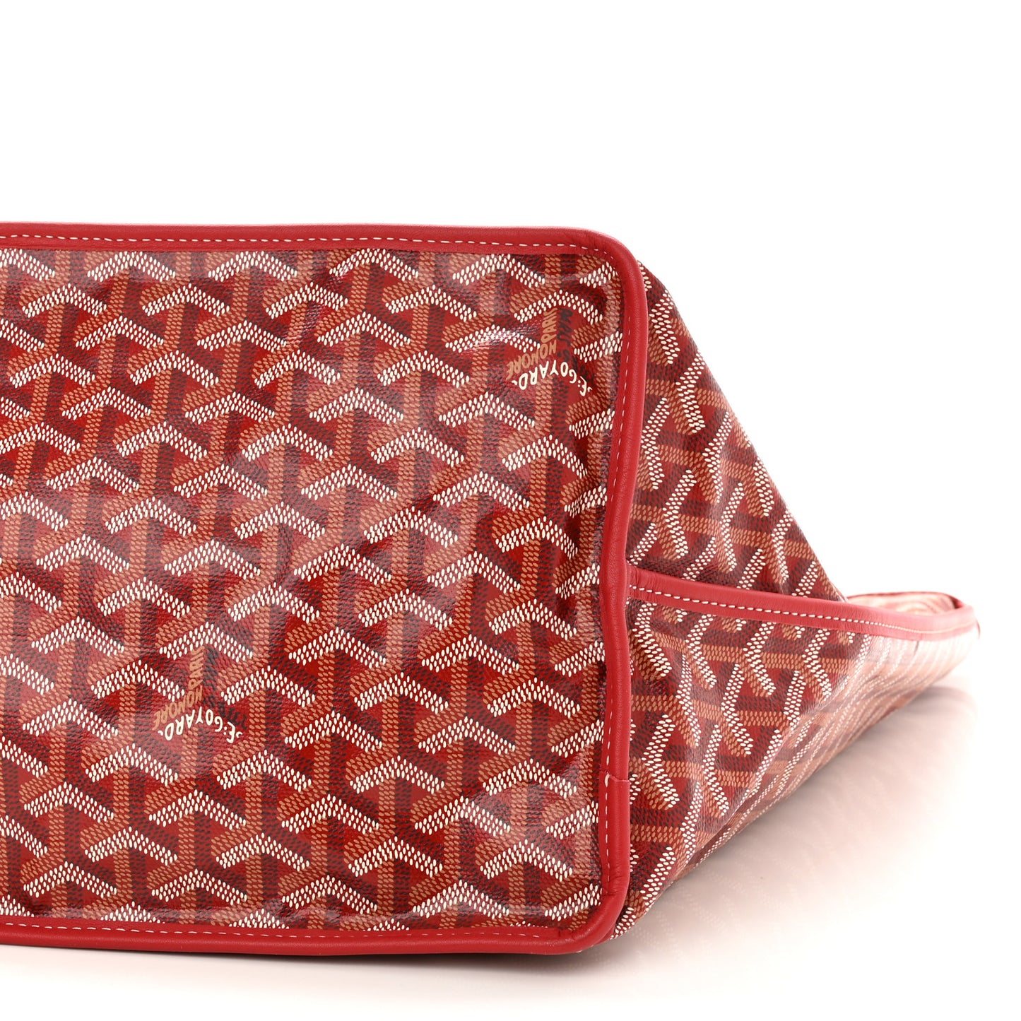 Goyardine Reversible Anjou GM Red