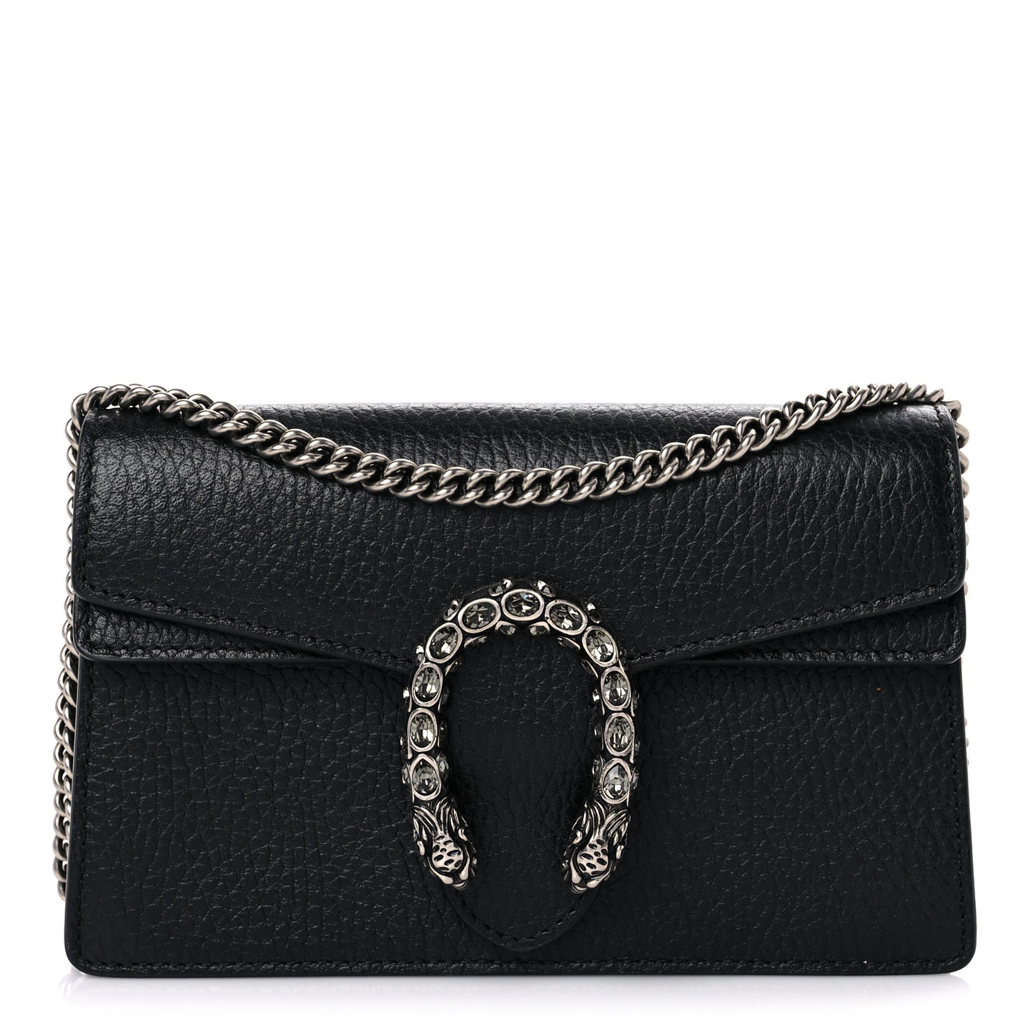 Calfskin Super Mini Dionysus Shoulder Bag Black