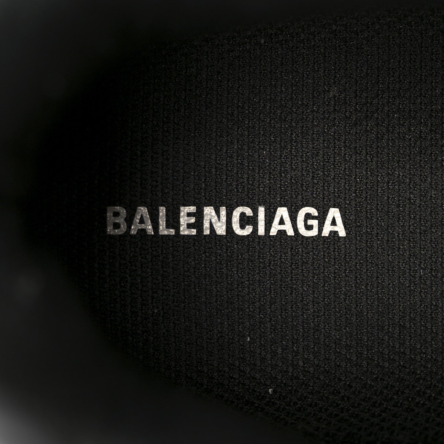 Balenciaga Technical Fabric Allover Logo Womens Triple S Sneakers 37 Black White 8 of 9