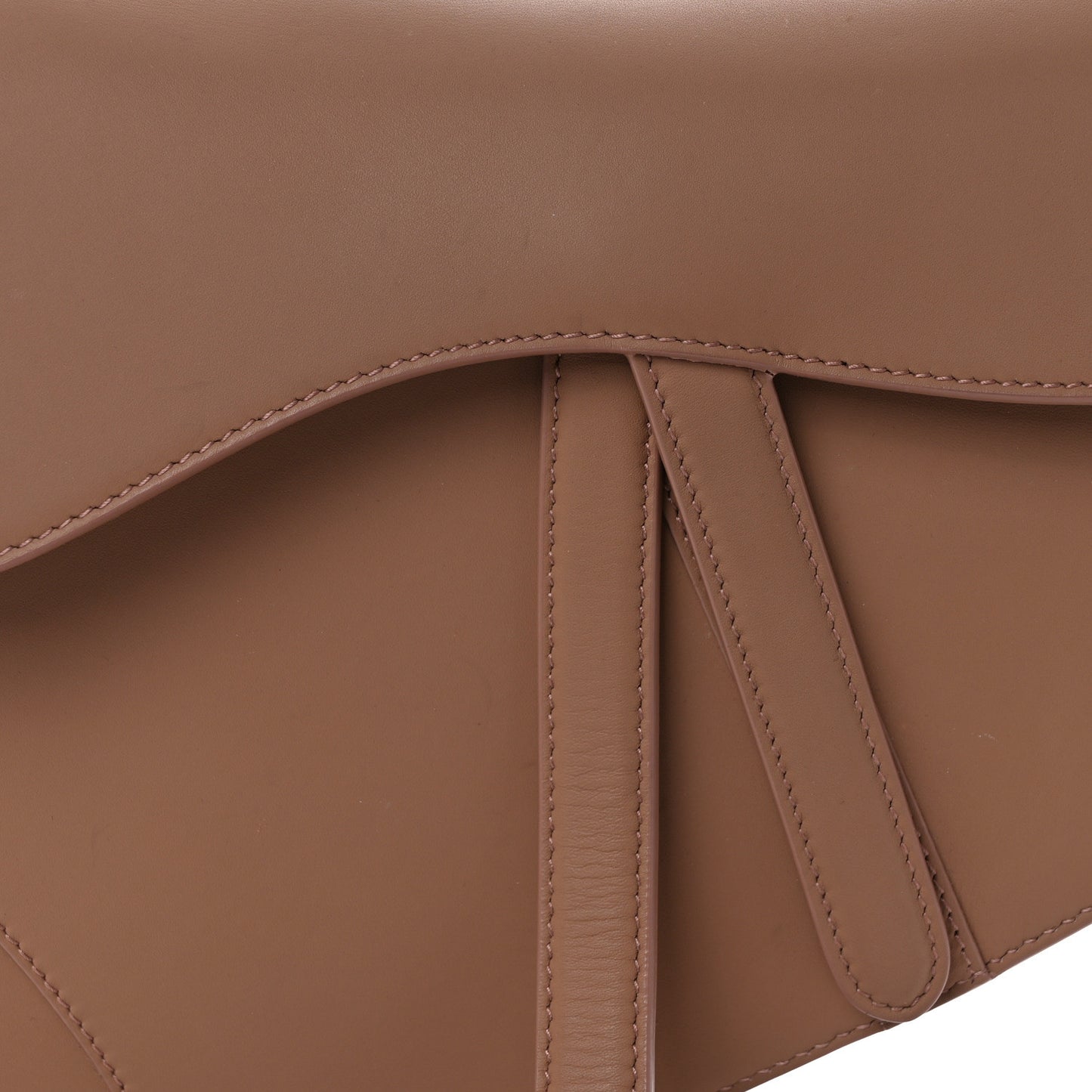 Ultra Matte Calfskin Saddle Bag Blush
