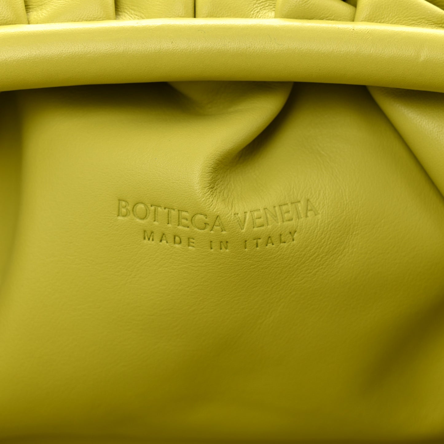 Smooth Butter Calf The Pouch Oversized Clutch Kiwi