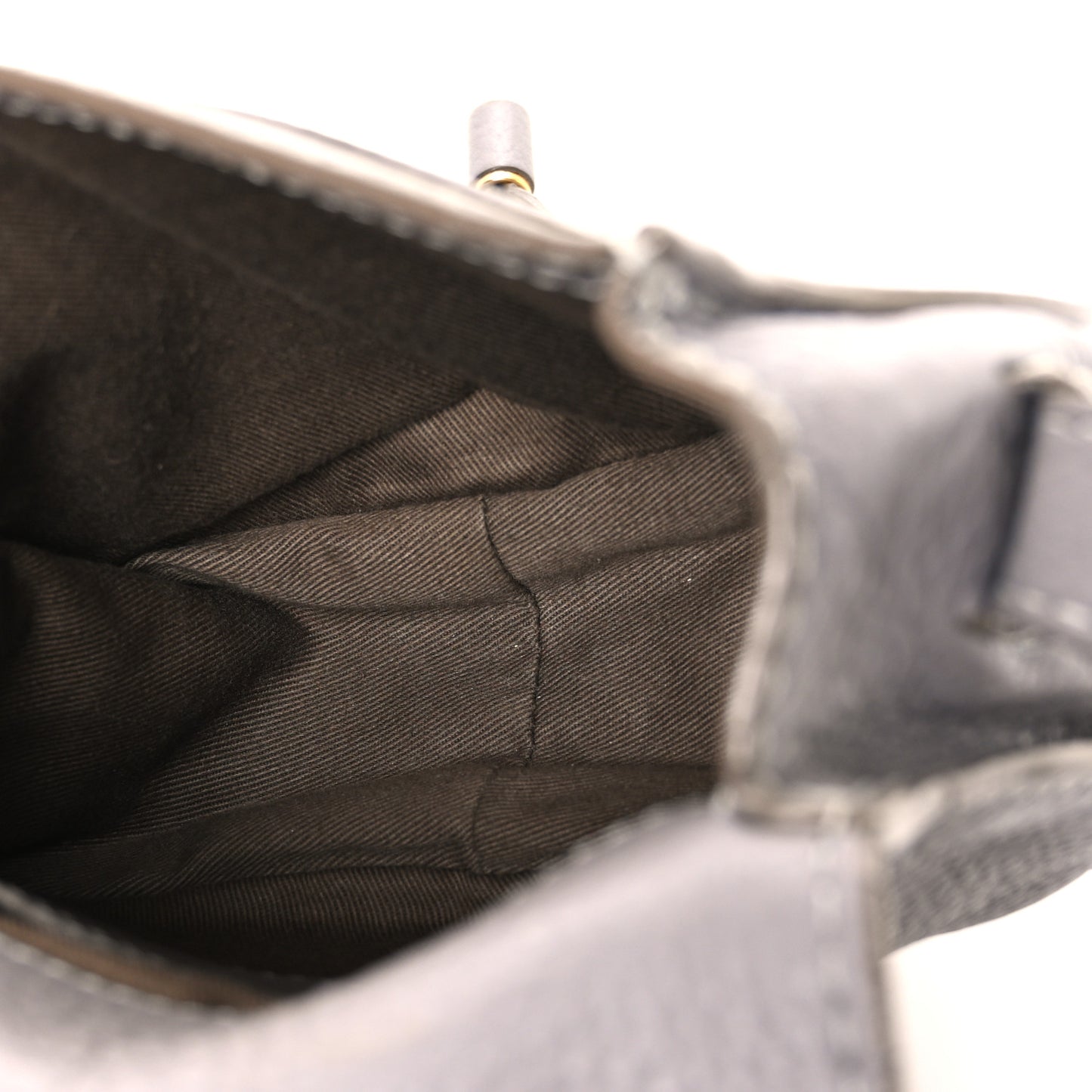 Calfskin Mini Marcie Round Crossbody Bag Cashmere Grey