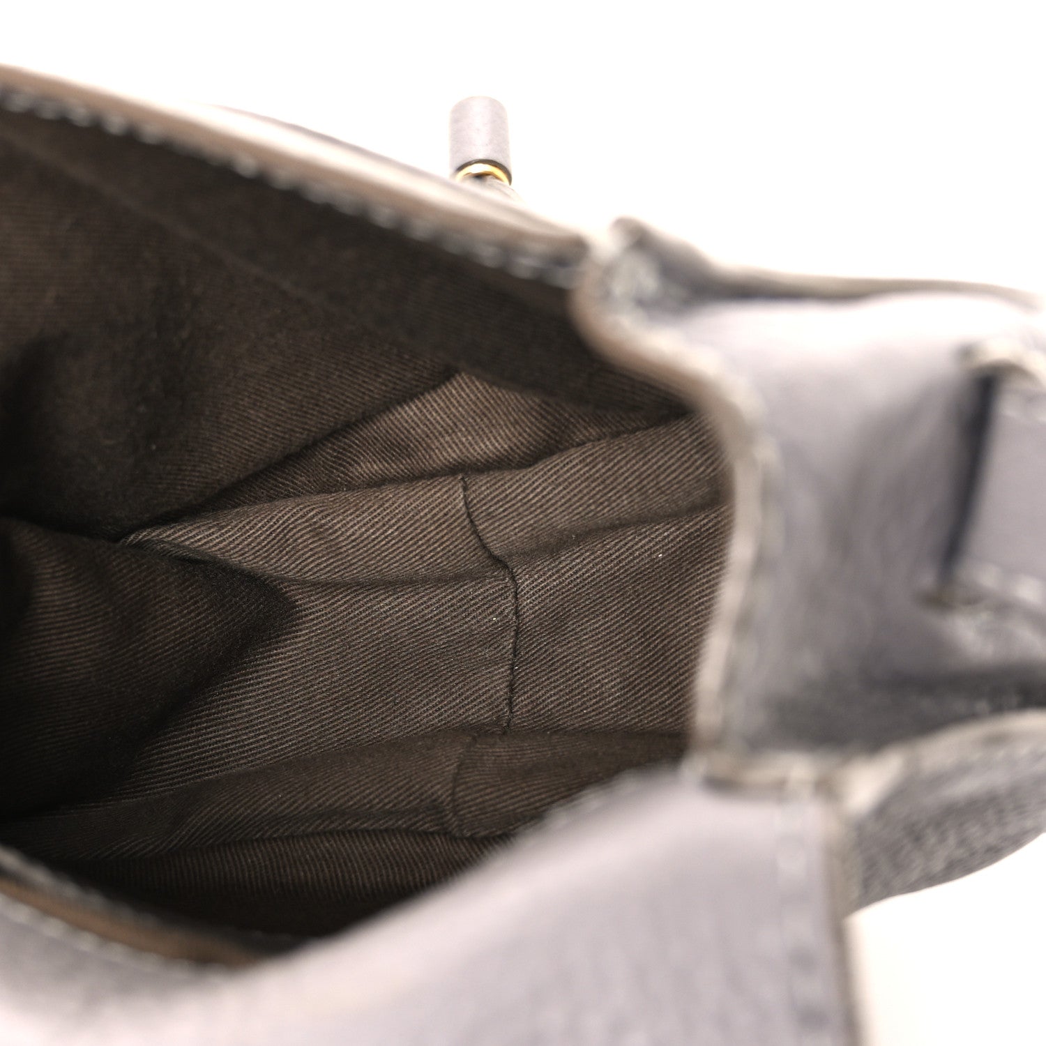 Chloe Calfskin Mini Marcie Round Crossbody Bag Cashmere Grey 5 of 12