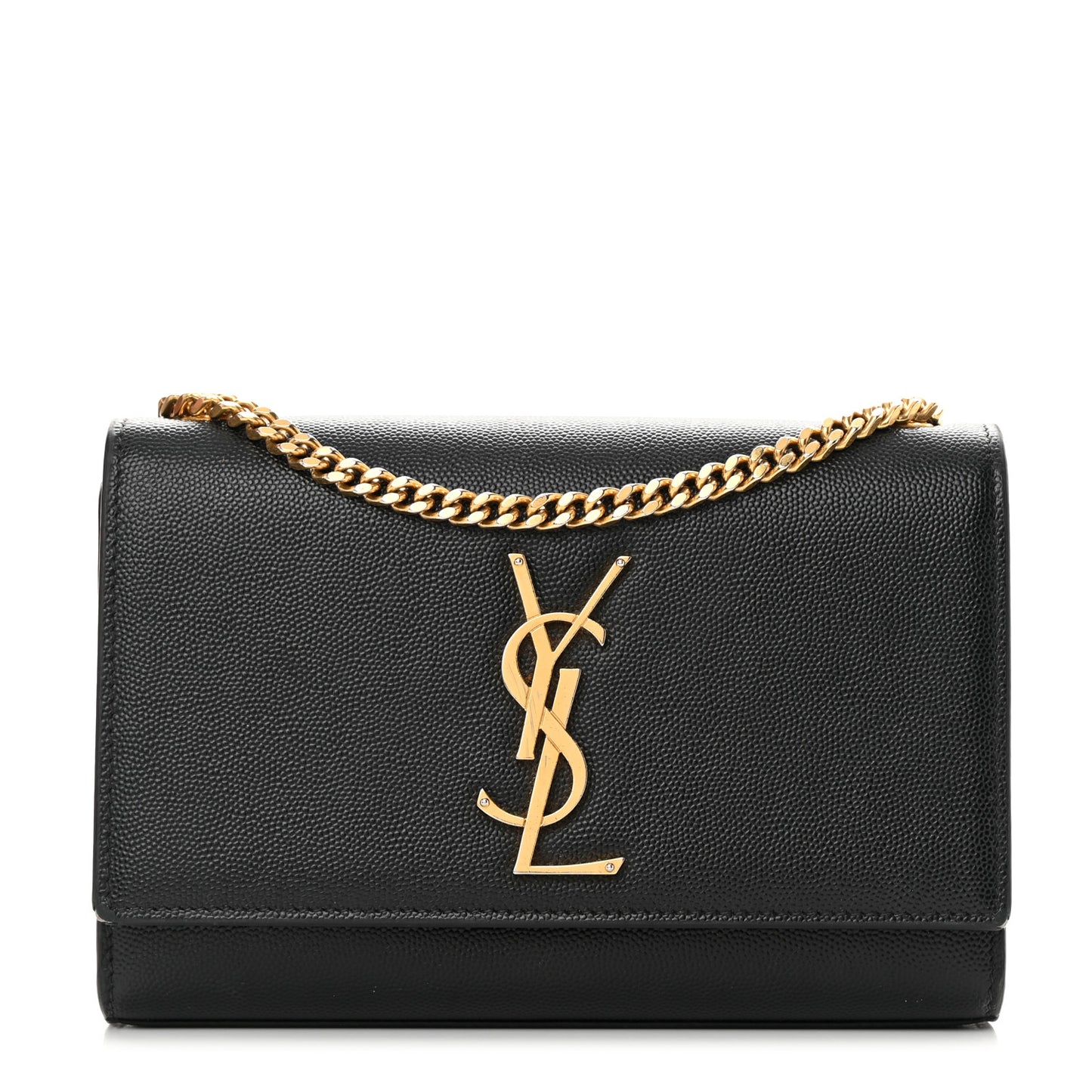 Grain De Poudre Small Monogram Kate Satchel Black