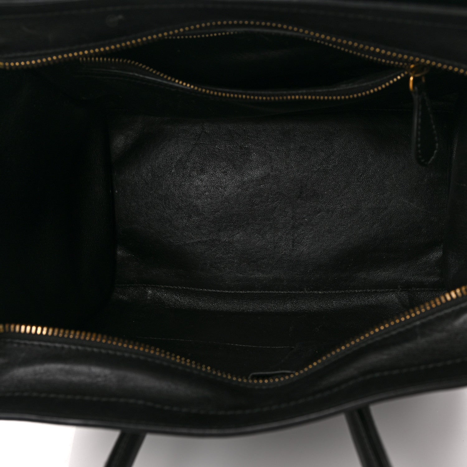 Celine Smooth Calfskin Mini Luggage Black 5 of 9