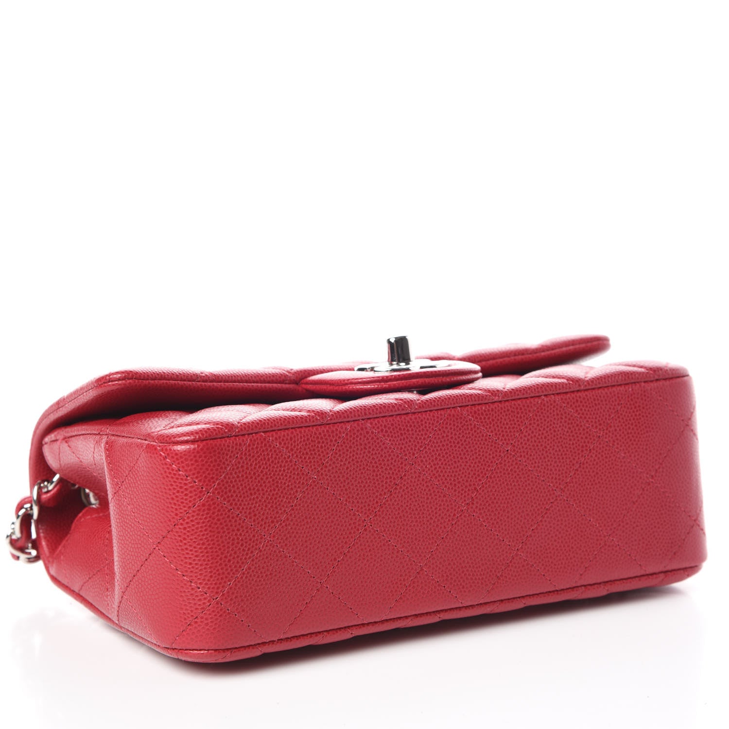 Chanel Caviar Quilted Mini Rectangular Flap Pink 4 of 10