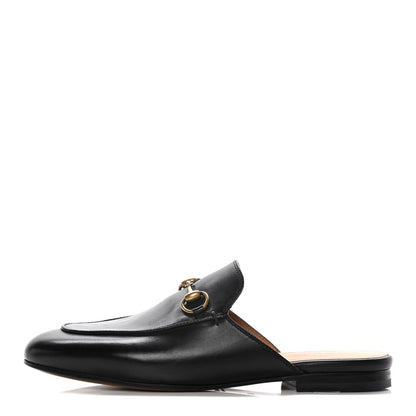 Gucci Calfskin Womens Princetown Slippers 36 Black 1 of 15