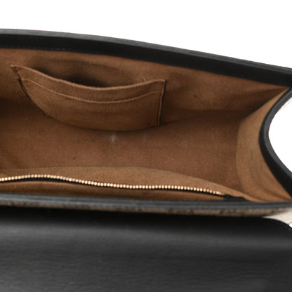 Gucci GG Supreme Monogram Calfskin Medium Padlock Shoulder Bag Beige Black Cuir 5 of 16