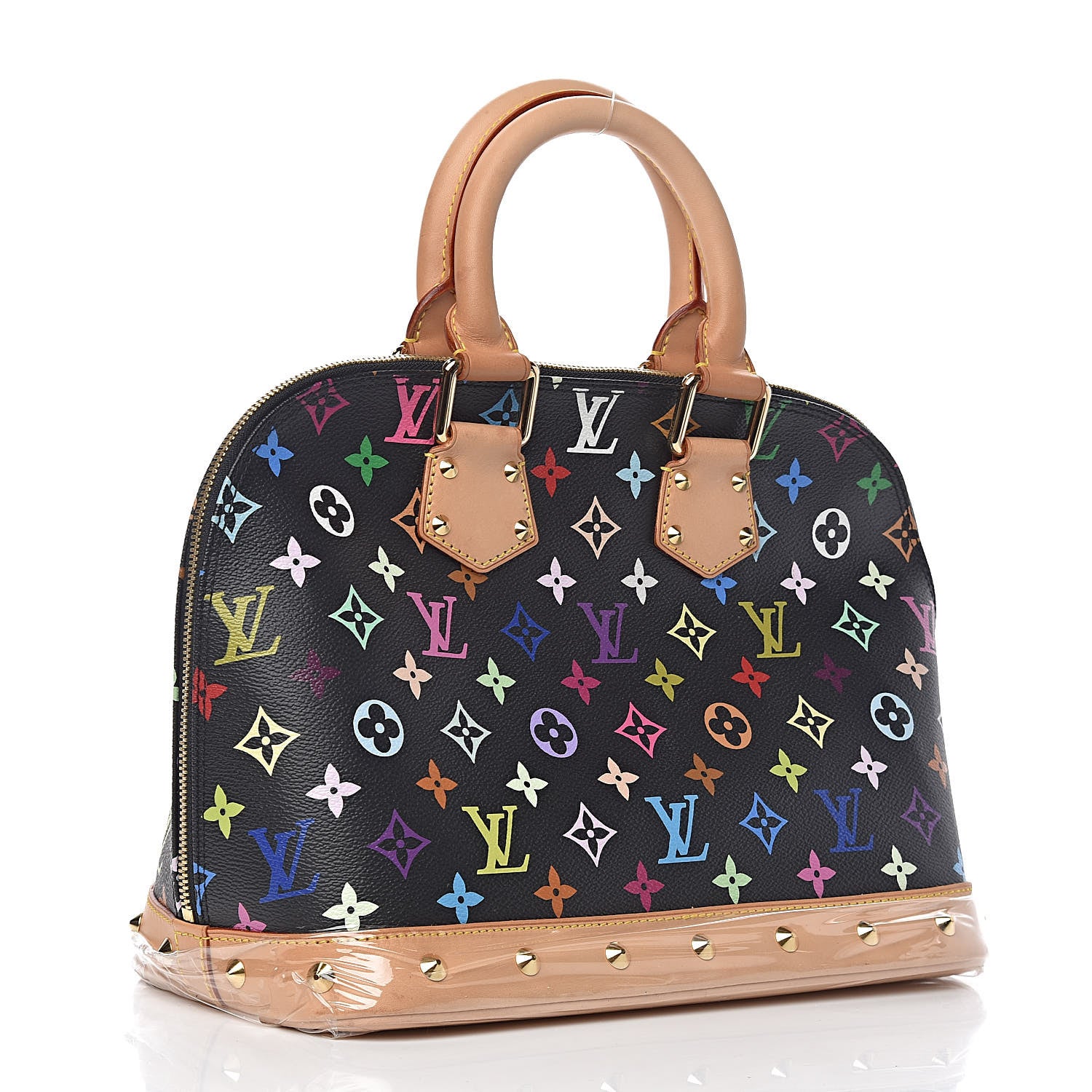 Louis Vuitton Monogram Multicolor Alma Black 3 of 11