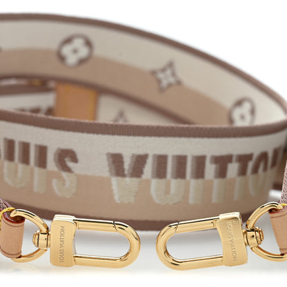 Louis Vuitton Jacquard Speedy Bandouliere 20 Shoulder Strap Beige 3 of 4