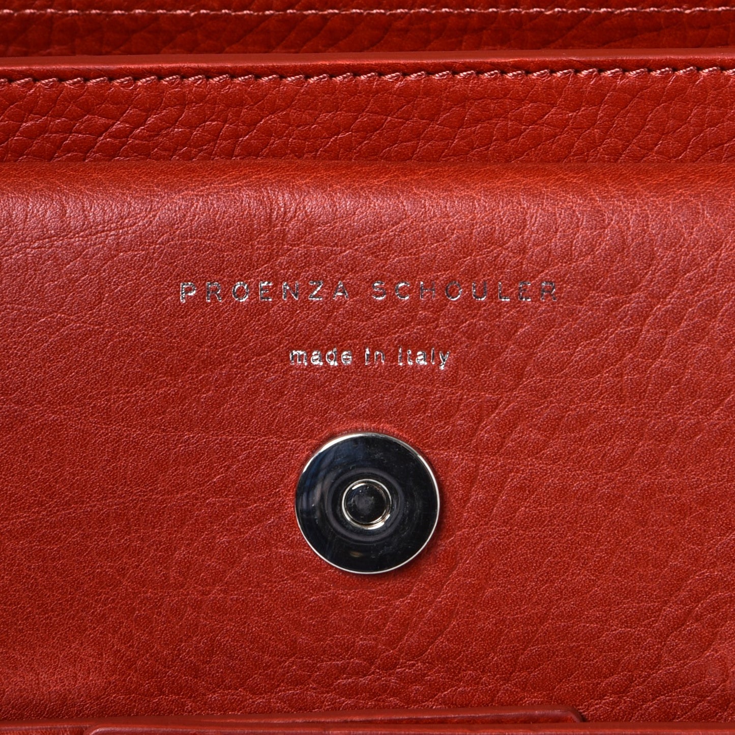 Calfskin PS11 Classic Shoulder Bag Red