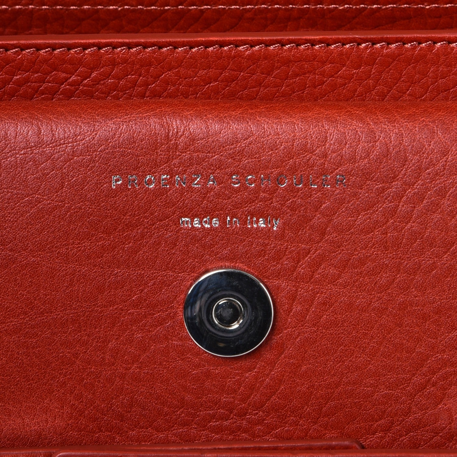 Proenza Schouler Calfskin PS11 Classic Shoulder Bag Red 6 of 9