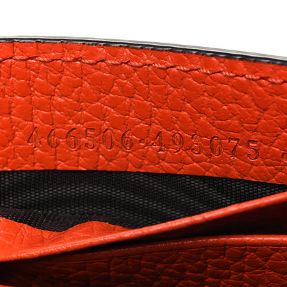 Gucci Dollar Calfskin Medium Betty Chain Wallet Sun Orange 7 of 10
