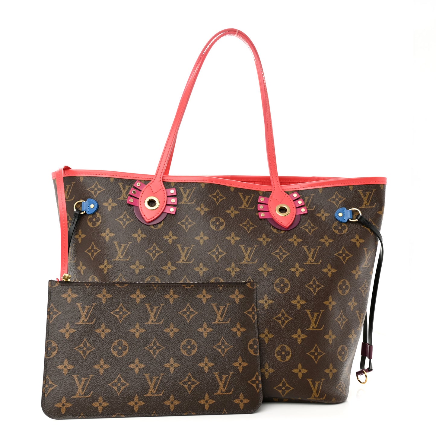 Monogram Totem Neverfull MM Flamingo