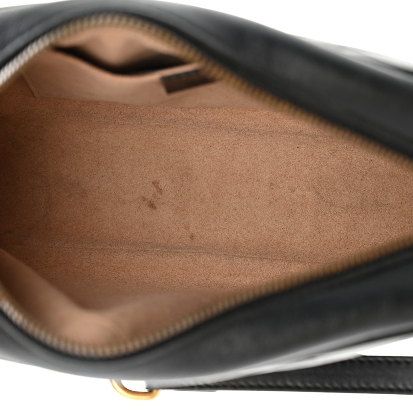 Calfskin Matelasse Small GG Marmont Chain Shoulder Bag Black